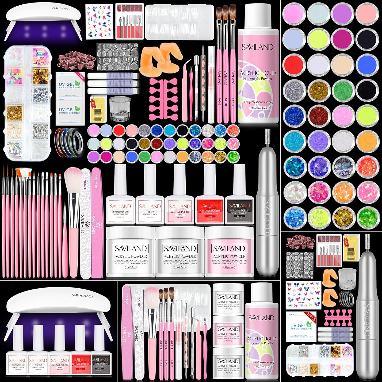 Acrylic Nail Kit with Drill