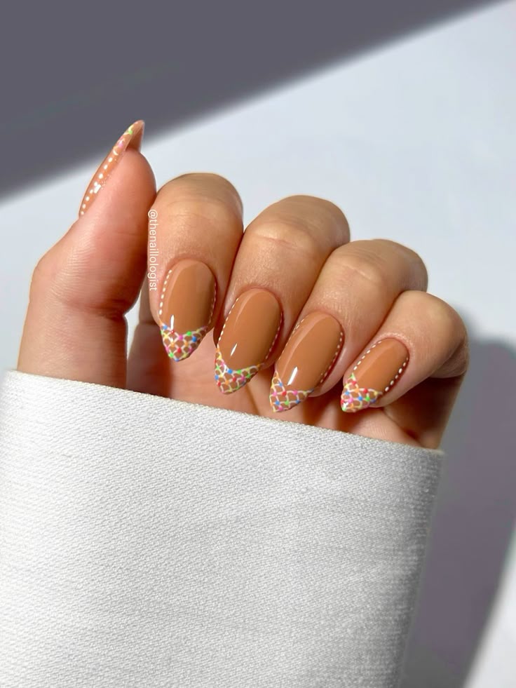 Gingerbread French Tips